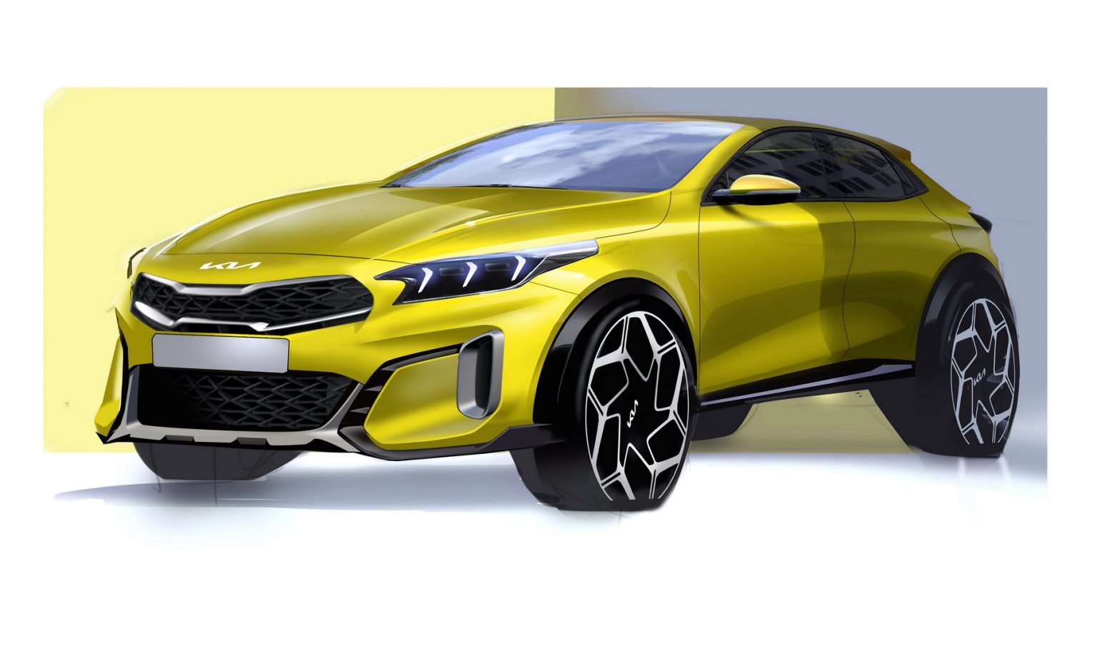 Kia показала офіційні ескізи оновленого кросовера XCeed Kia показала офіційні ескізи оновленого кросовера XCeed